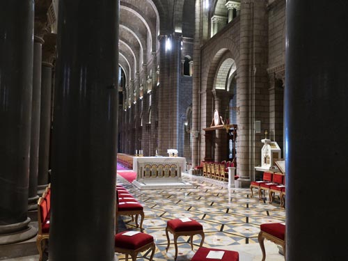 Interior of the Monaco Cathedral